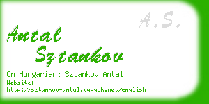 antal sztankov business card